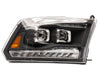 Raxiom 09-18 RAM 1500 LED Projector Headlights w/ Switchback Turn Signals- Blk Housing (Clear Lens) Raxiom