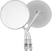 4" Round Mirror Chrome Left Side HARDDRIVE