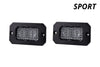 Diode Dynamics Stage Series 2 In LED Pod Sport - White Flood Flush RBL (Pair) Diode Dynamics