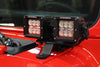 Go Rhino 18-20 Jeep Wrangler JL/JLU/Gladiator JT Light Mount - Two 3in Cubes Go Rhino