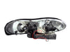 ANZO 1998-2002 Chevrolet Camaro Projector Headlights w/ Halo Black ANZO