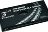 Ek Chain Gp 3d Sx2-ring 520-120l Chr - Street Collection