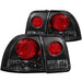 ANZO 1996-1997 Honda Accord Taillights Black ANZO