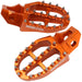 Aluminum Footpegs Orange ZETA