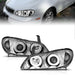 ANZO 2000-2004 Infiniti I30 Projector Headlights w/ Halo Chrome ANZO