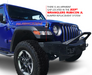 Go Rhino 07-20 Jeep Wrangler JL/JLU/JK/JKU/Gladiator JT Trailline Front Full Width Bumper Go Rhino