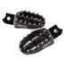 Aluminum Footpegs Black Yam ZETA