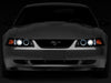 Raxiom 99-04 Ford Mustang Dual LED Halo Projector Headlights- Black Housing (Smoked Lens) Raxiom