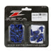 Aluminum Bolt Kit Blue ZETA