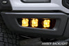 Diode Dynamics 17-20 Ford Raptor SS3 LED Fog Light Kit - Yellow Sport Diode Dynamics