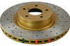 DBA 00-05 Lexus IS300 Rear Drilled & Slotted 4000 Series Rotor - Brakes Rotors Pads