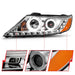 ANZO 2011-2013 Kia Sorento Projector Headlights w/ Halo Chrome (CCFL) ANZO