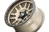 Dirty Life 9309 Canyon Pro 17x9/5x127 BP/-12mm Offset/71.5mm Hub Satin Gold Wheel - Beadlock - Wheels