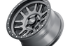 Dirty Life 9309 Canyon Pro 17x9/5x127 BP/-38mm Offset/71.5mm Hub Satin Graphite Wheel - Beadlock - Wheels