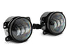 Raxiom 07-22 Jeep Wrangler JK/JL Axial Series Tri-Bar LED Fog Lights- White Raxiom