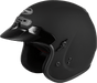 Gm 32 Open Face Helmet Matte Black 3x GMAX