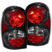 ANZO 2002-2007 Jeep Liberty Taillights Black ANZO