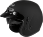 Gm 32 Open Face Helmet Matte Black Sm GMAX