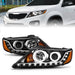 ANZO 2011-2013 Kia Sorento Projector Headlights w/ Halo Black (CCFL) ANZO