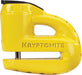 Krypto 5 S Disc Lock W/Reminder Cable Yellow KRYPTONITE