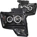 ANZO 2009-2014 Ford F-150 Projector Headlights w/ Halo Black (CCFL) ANZO