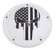 6   M8 Softail Derby Cover Punisher Chrome CUSTOM ENGRAVING