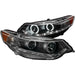 ANZO 2009-2012 Acura Tsx Projector Headlights w/ Halo Black (CCFL) (HID Compatible) ANZO