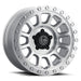 ICON Hulse 17 X 8.5 6 X 5.5 0mm Offset 4.75in BS Silver Machined ICON