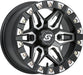 Split 6 Bdlk Wheel 14x7 4/137 5+2 (+10mm) Blk/Machined SEDONA