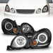 ANZO 1998-2005 Lexus Gs300 Projector Headlights w/ Halo Black ANZO