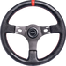 Competition Steering Wheel Black/Red GRANT