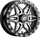 Split 6 Bdlk Wheel 15x6 4/156 5+1 (+38mm) Blk/Machined SEDONA