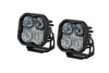 Diode Dynamics 2021 Ford Bronco Sport SS3 LED Ditch Light Kit - White Combo Diode Dynamics