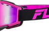 Fly Racing Focus Snow Goggle Black/pink W/ Pink Mirror/rose Lens - Apparel Collection