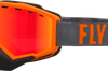 Fly Racing Focus Snow Goggle Black/pink W/ Pink Mirror/rose Lens - Grey/Orange - Apparel Collection