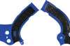 Acerbis Frame Guards- X-grip White/black - Blue/Black - Offroad Collection