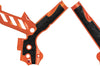 Acerbis Frame Guards- X-grip White/black - Orange/Black - Offroad Collection