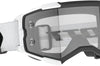 Scott Fury Ls Goggle Lt Grey/neon Ylw Grey Works - Apparel Collection