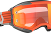 Scott Fury Ls Goggle Lt Grey/neon Ylw Grey Works - Apparel Collection