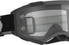 Scott Fury Ls Goggle Lt Grey/neon Ylw Grey Works - Black/Grey - Apparel Collection
