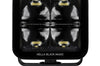 Hella Universal Black Magic 3.2in L.E.D. Cube Kit - Flood Beam (Long Range) - Lights
