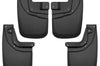 Husky Liners 05-15 Toyota Tacoma w/ OEM Fender Flares Front and Rear Mud Guards - Black - Body Armor & Protection