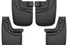 Husky Liners 05-15 Toyota Tacoma w/ OEM Fender Flares Front and Rear Mud Guards - Black - Body Armor & Protection