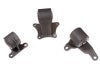 Innovative Mounts 90-93 Accord H/F Series Black Steel 75A Bushings - Engine Components