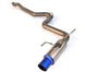 Invidia 08-14 WRX/STi 4 Door 80mm Single Outlet Full Titanium Cat-Back Exhaust - Mufflers & Tips