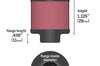 K&N Engineering.315/.431 Flange 1 3/8 inch OD 1.5 H Clamp On Crankcase Vent Filter - Air Filters