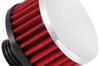 K&N Engineering.5in Flange ID x 3in OD 3.25in H Rubber Base Crankcase Vent Filter - Air Filters