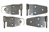 Kentrol 03-06 Jeep Wrangler TJ Door Hinge Set of 4 Pieces Polished - Exterior Styling