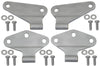 Kentrol 07-18 Jeep Wrangler JK Body Door Hinge Set 4 Pieces 2 Bare Grey - Exterior Styling