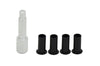Kentrol 07-18 Jeep Wrangler JK Door Hinge Liners 2 - Textured Black - Exterior Styling